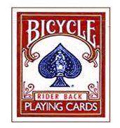 Mini Bicycle Cards (Red)